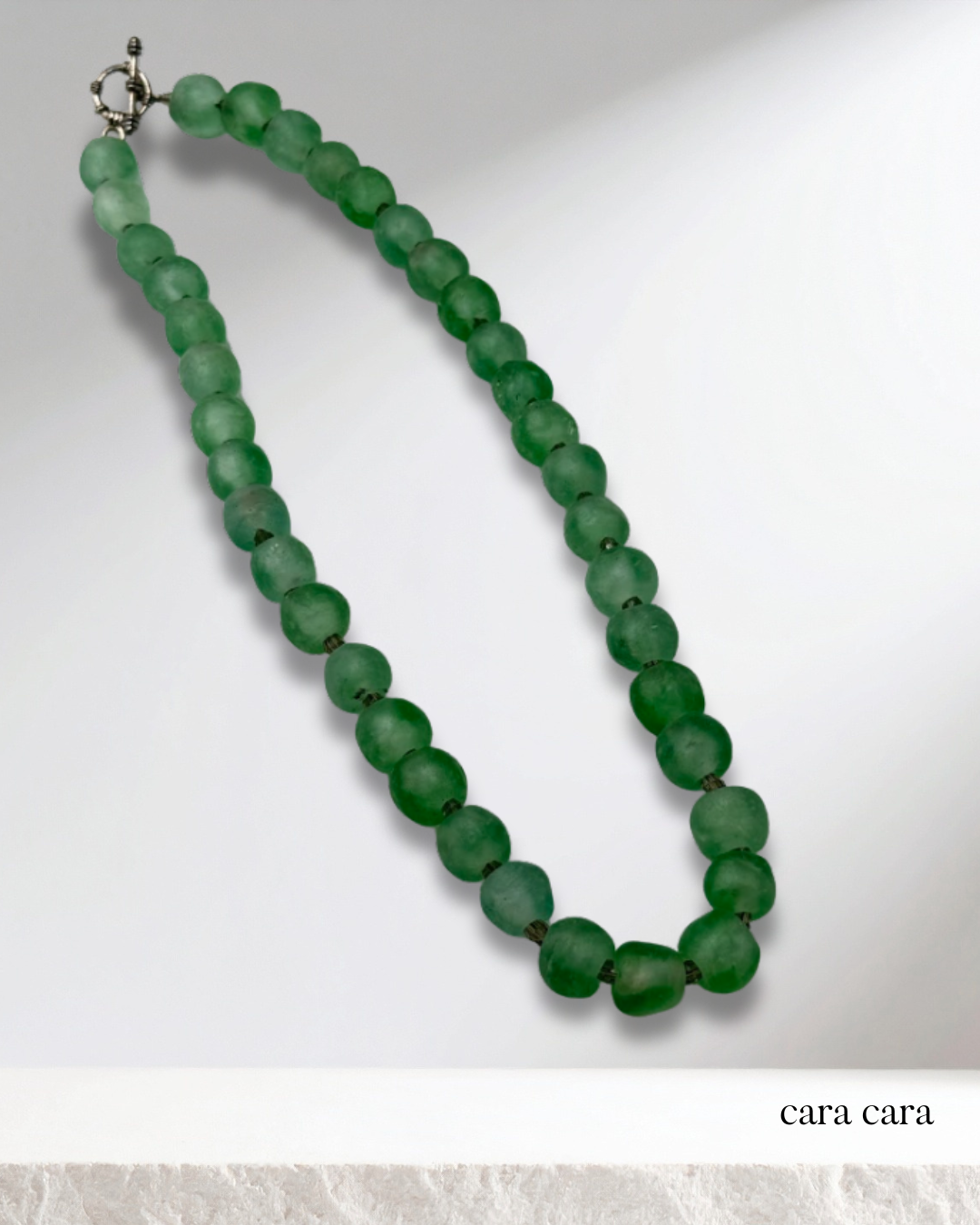 Handmade African Glass Bead Necklace