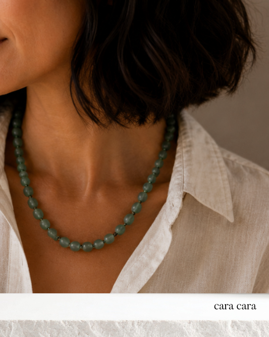 Handmade African Glass Bead Necklace