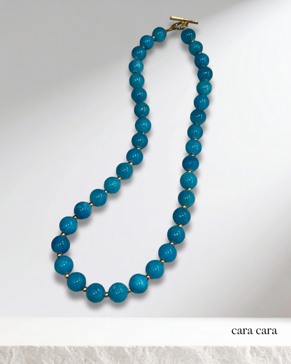 Lissa Necklace (Blue Jade)