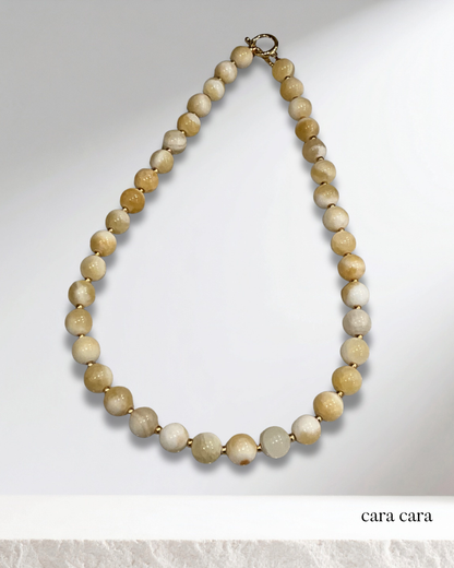 Lissa Necklace (Yellow Jade)