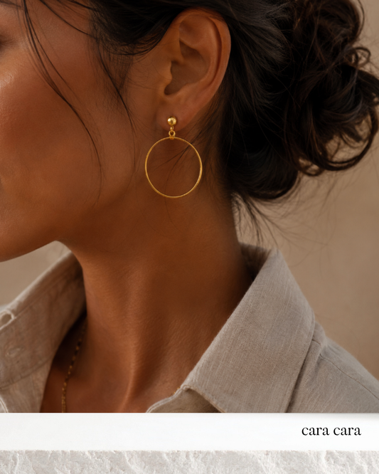 Large Gold Hoop Earrings